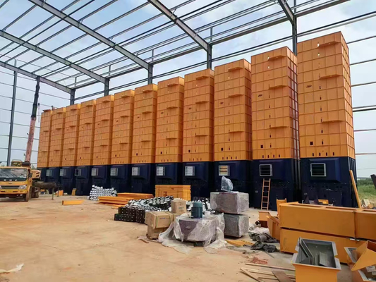 Indirect Good Drying Result 300 Tons Paddy Dryer Plant Taiwan Tech Dryer Machine