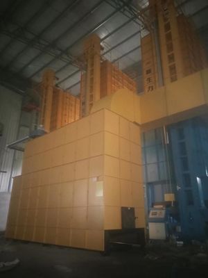 Bom preço ISO amarelo do uso do secador de grão dos sistemas de aquecimento da biomassa da cor habilitado on-line