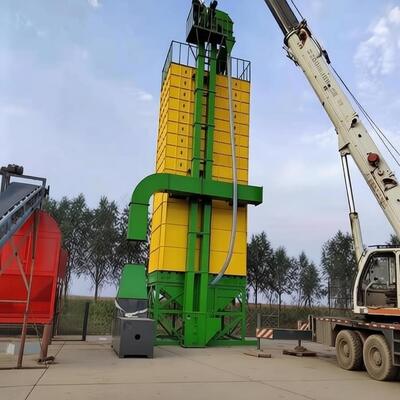 Bom preço Máquina de secagem de milho de baixa temperatura de 35 toneladas Tipo de lote on-line
