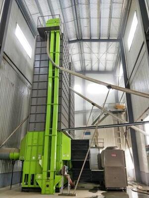 Bom preço Máquina Secadora de Grãos com Acionamento por Fornalha de Biomassa 20 Toneladas / Secador de Grãos Mecânico Tipo Lote on-line