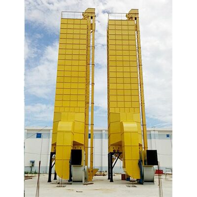 Bom preço Máquina de secagem de arroz tipo lote com potência de 15,3 kW e controle automático para secagem a baixa temperatura on-line