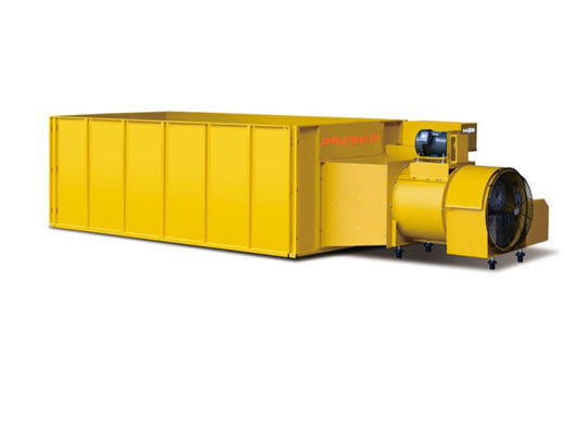 Secador de pulsos de ventilação horizontal mini-secador de  3 toneladas métricas