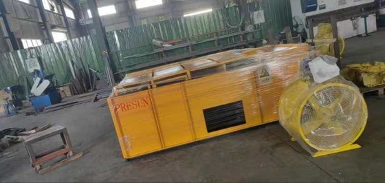 Máquina de secagem horizontal de cereais, feijão e amendoim, de ventilação