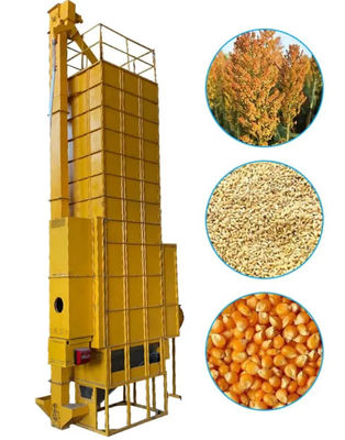 Máquina de secagem de gramas verde de fluxo de mistura Máquina de secagem de gramas circulante 20 toneladas
