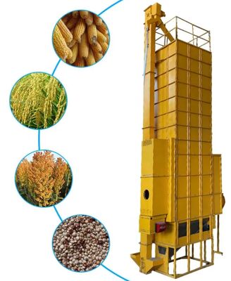 Bom preço 9.95kw 15 toneladas de alimentador espiral de Paddy Maize Drying Machine With on-line