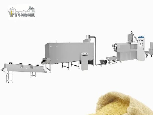Bom preço Máquinas de extrusão automática de arroz instantâneo / Konjac / Cassava Máquinas de extrusão de arroz máquina de processamento de produção de arroz artificial on-line