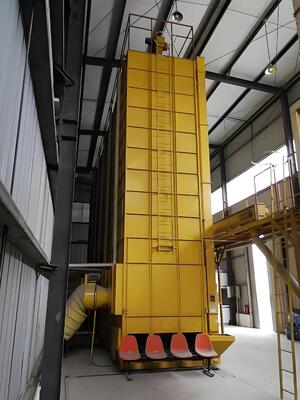 Bom preço Secador de Grãos Automático Tipo Lote com Queimador de Casca Capacidade 15 Toneladas on-line